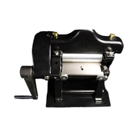 Machine à ébarber professionnelle à manivelle 8116 pour l'amincissement du cuir tanné végétal, nouveau moteur manuel à roulement pour le cuir