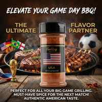 Condimento para BBQ de Día de Partido, Especias Picantes para Pollo, Especias y Hierbas para Fiestas al Aire Libre, Venta al por Mayor, Exportación, Etiqueta Personalizada, OEM