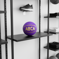 Ballon de basketball taille 7 personnalisable avec logo, en caoutchouc butyle durable pour l'extérieur, en cuir PVC, gonflable, pour l'entraînement sportif