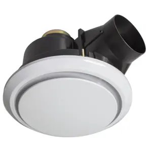 OEM/ ODM Factory Made Design Own Brand Mass Round Shape Wall Mounting Lighting Air Extractor Fan