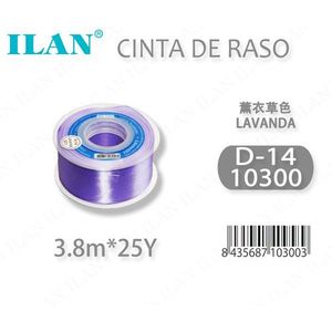Nastro in Raso Ilan 3,8m 25Y Lavanda D14 10300 - Product Image 1