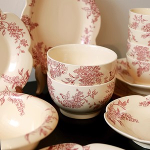 <span class=keywords><strong>2025</strong></span> New Retro Pháp-Phong Cách Cổ Điển Hoa Gốm Súp Phở Bát Đĩa Sâu Máy Rửa Chén & Lò Vi Sóng An Toàn Nhà Sử Dụng Bộ Đồ Ăn - Product Image 4