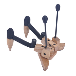 Gitaarstandaard Echt Massief Hout Opvouwbaar Verdikt Met Zachte Lederen Bescherming, Veilige Antislip Draagbare Snaarinstrumentstandaard - Product Image 1