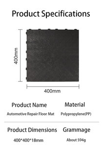 Thảm sàn nhà để xe lồng vào nhau gạch nặng chống trượt PVC chống dầu chống thấm nước cho hội thảo sàn chịu hóa chất - Product Image 3