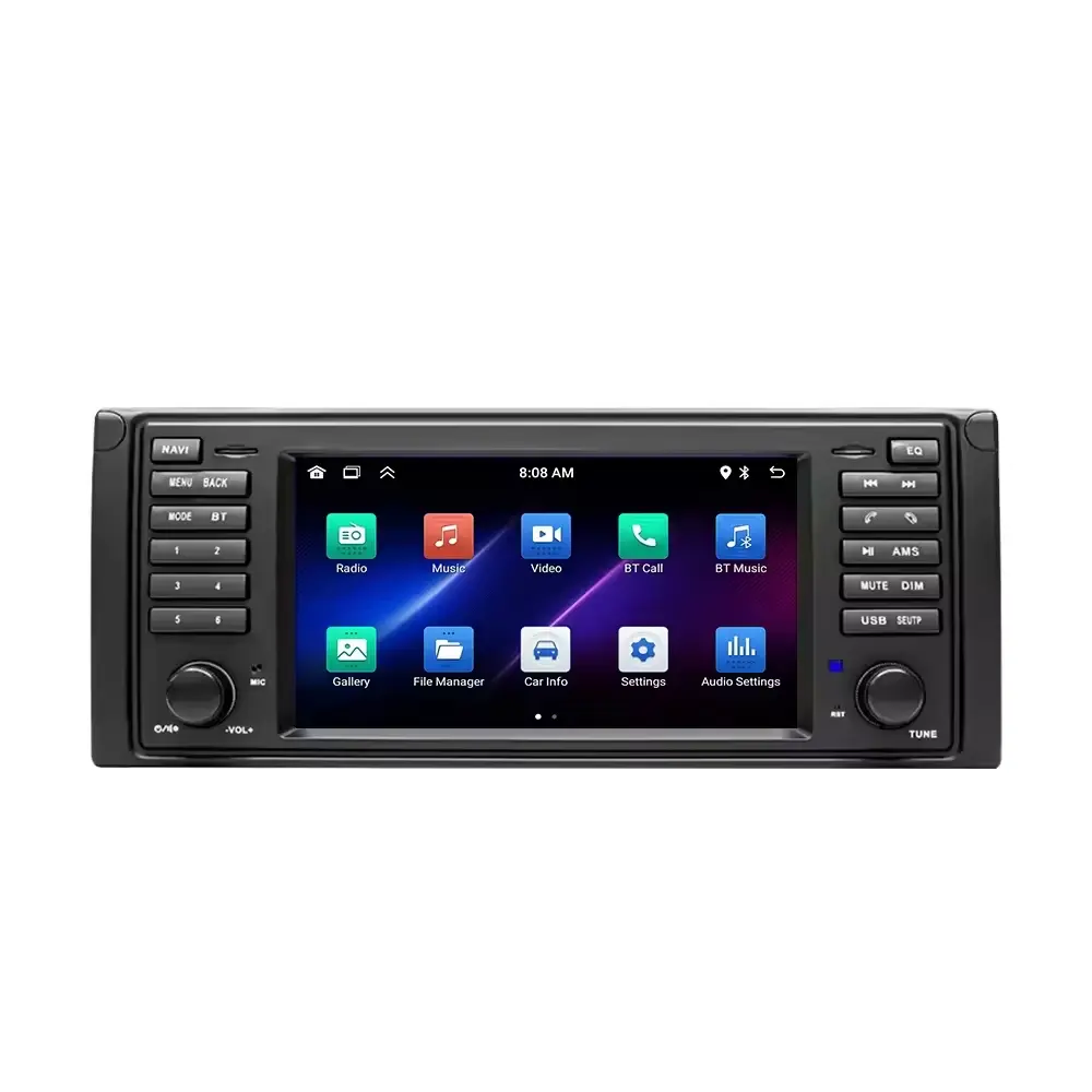 Lelv 7 inch cho BWM E39 E53 E38 Android GPS xe Navigator DVD Player đảo ngược hình ảnh điều khiển trung tâm tất cả-trong-một máy