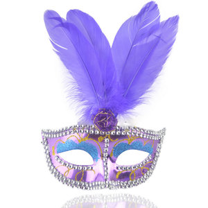 Máscaras de <span class=keywords><strong>Plumas</strong></span> Blancas Ecológicas de PVC al por Mayor para Halloween, Carnaval Veneciano, Fiestas de Disfraces, Cumpleaños, Bodas - Product Image 5