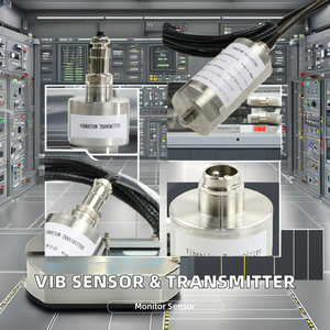 เซ็นเซอร์วัดการสั่นสะเทือน KH แบบพีโซอิเล็กทริก  รับสัญญาณ 4-20mA RS485 แบบเกลียว - Product Image 2
