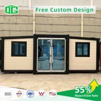Casa Modular Móvil Impermeable Certificada por SAA de 20 pies/40 pies, Casa Contenedor Expandible de 2/3 Dormitorios Tipo Granny Flat