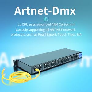 Expansor de Red Artnet DMX de 8 Vías AICPOSE para Sistema de Iluminación de Escenario, Controlador Artnet DMX de 8 Puertos - Product Image 4