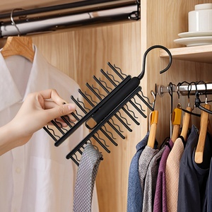Multi-Functional Plastic Silk Scarf Storage Rack Organize Hanger for <b>Bow</b> Tie Belt Single Household Storage <b>Holder</b> Bathroom - Product Image 1