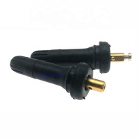 Valve TPMS noire pour pneus sans chambre à air avec capteur pour GMC, Chevy, Buick, Ford