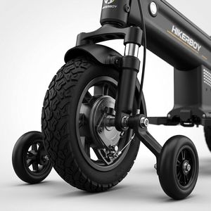 Hikerboy <span class=keywords><strong>Dura</strong></span> Plus, Scooter Eléctrico Urbano de Tres Ruedas, Motor Dual, Capacidad de Subida del 30%, Scooter Eléctrico Plegable - Product Image 2
