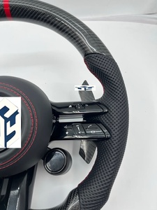 พวงมาลัยคาร์บอนไฟเบอร์สำหรับอัพเกรดรถเมอร์เซเดสเบนซ์ A-MG W117 W220 Bra-bus <span class=keywords><strong>W140</strong></span> S550 W217 CLS W257 - Product Image 3