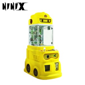Factory Wholesale Coin Operated Arcade Game <b>Mini</b> Fire Truck Claw Machine with Plush Toy for Kids - Product Image 3