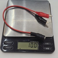Câble de test DC 5.5*2.1 mâle/femelle vers pince crocodile, pince crocodile de taille moyenne, câble d'alimentation 5521
