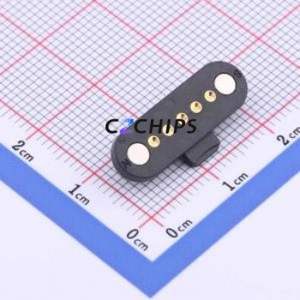 YZT0675-20048-05025-01 Pogo Pin Connector Connector Magnetic Pogo Pin Female Connector 5P 2.5mm 4.8mm - Product Image 1