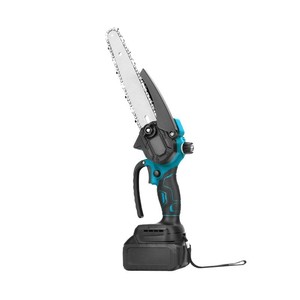 Scie à chaîne électrique sans fil de 6 pouces, scie électrique portable à une main, scie à bois alimentée par batterie Outils électriques de jardinage - Product Image 1