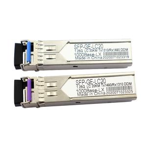 Mô-đun quang học <span class=keywords><strong>1</strong></span>.25G bidi 1310nm 1490nm 20Km LC SFP Pin-3 ~-9dbm SFP thu phát mô-đun - Product Image 5