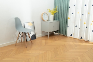 Parquet en chêne personnalisable en 50 couleurs, système TAP & GO, parquet en bois dur, <span class=keywords><strong>chevron</strong></span>, en forme d'arête <span class=keywords><strong>de</strong></span> poisson - Product Image 2