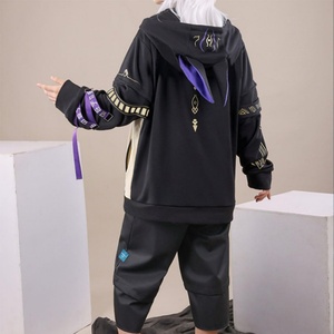 Sudadera con capucha oversize de anime para hombre, con cremallera, bordada, teñida lisa, antiencogimiento, de Genshin Impact Tighnari, impresa en 3D - Product Image 5