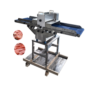 Découpeuse automatique électrique industrielle de viande de trancheuse de bande de dés de poisson de porc de boeuf - Product Image 4