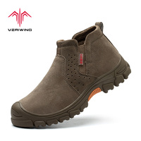 Bottes de sécurité pour soudeurs, pour hommes, chantiers de construction, anti-écrasement et anti-perforation, construction industrielle, confortables, décontractées