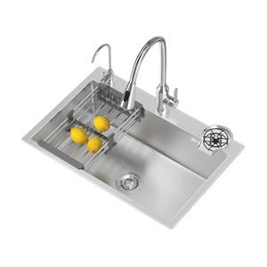 Fregadero de Cocina Grande de Acero Inoxidable Engrosado, Fabricado a Máquina, con Superficie Nano de Fácil Limpieza para Instalación Bajo Encimera - Product Image 2