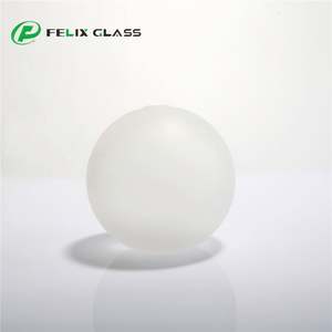 Abat-jour en verre borosilicate 3.3 transparent dépoli avec filetage G9, personnalisable, pour lampe LED dimmable, garantie 3 ans, pour intérieur - Product Image 1