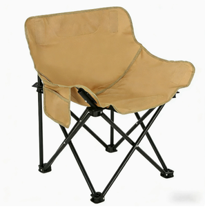 Outdoor leisure folding <b>chair</b> <b>moon</b> <b>chair</b> <b>camping</b> portable Outdoor Beach - Product Image 2