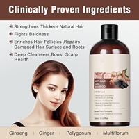 Champú OEM&ODM de Polygonum Anticaída, Anticaspa, Refrescante para el Cuero Cabelludo, Estimula el Crecimiento del Cabello, Apto para Cabello Rizado