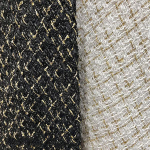 Usine directe brillant motif à carreaux scintillant paillettes Tweed tissu pour sacs chaussures arcs sacs à main artisanat avec paillettes sac à dos - Product Image 2