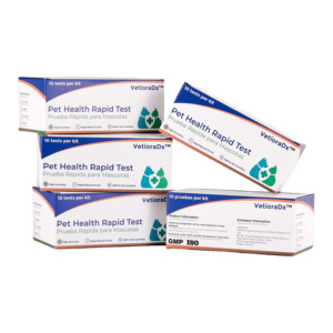 Kit de <span class=keywords><strong>test</strong></span> CPV et kit de <span class=keywords><strong>test</strong></span> canin CPV, kit de <span class=keywords><strong>test</strong></span> du <span class=keywords><strong>parvovirus</strong></span> pour chiens, détection vétérinaire rapide en 5 à 10 minutes, VetioraDx - Product Image 2