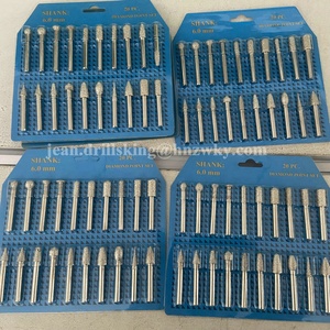 Đá mài khắc công cụ 1/4 "Shank kim cương Burrs Bộ BUR khoan bit - Product Image 5