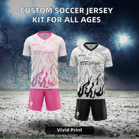 Maillot de football STAR CLUB personnalisé de qualité supérieure pour adultes, brodé, imprimé numériquement, 100 % polyester, séchage rapide