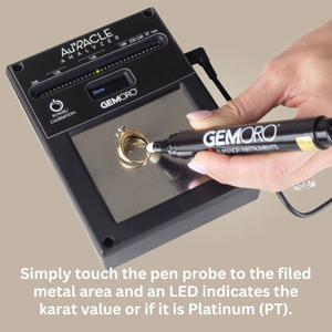 GEMORO Gold Tester AuRACLE Analyzer Premium 6-24K Gold & Platinum Testing Machine for Jewelry Stores - Product Image 4