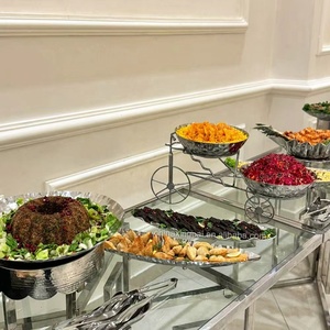 XINGPAI hotel restaurant fornisce supporto per torta arabo modello di bicicletta piatto staccabile supporto per frutta in metallo - Product Image 1