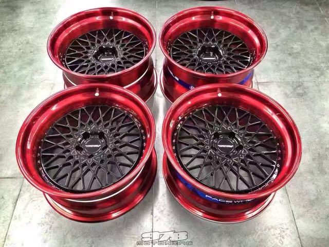 Homies Alloy Mesh Concave Deep Dish 2-Piece 15-18 Inch 4x100-5x114.3 Silver Multi Spoke New Forged Wheel Rims