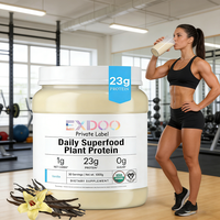 Poudre de protéines végétales riches en protéines 50g+ par portion, sans gluten, 2 cuillères, complément nutritionnel sportif pour la croissance musculaire, ISO