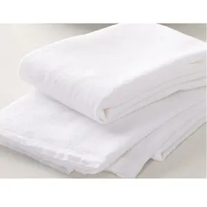 100% хлопковые хорошо впитывающие полотенца для муки, набор из 12 многоцелевых белых кухонных полотенец