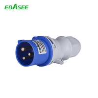 Nouveaux connecteurs électriques industriels étanches à l'explosion IP44 IP67 16A 32A 63A 125A 3 broches 4 broches 5 broches