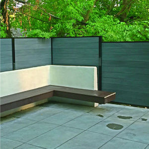 6ft alta recinzione WPC all'aperto in plastica composita per la Privacy giardino decorazione recinzione a traliccio cancello pannello WPC recinzione - Product Image 5