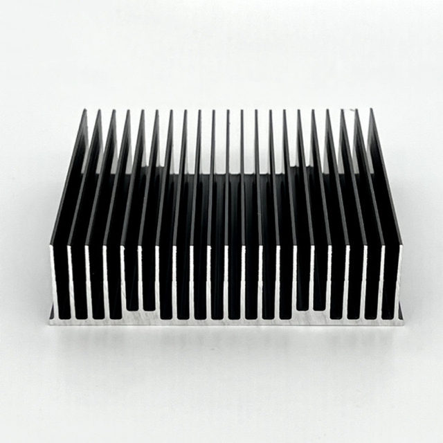 Custom Black/Silver Anodized Aluminum Heat Sink  LED Aluminum Extrusion Heat Sink  with CPU Heat Dissipation
