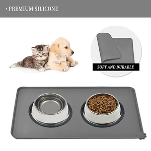New Large Dog <b>Mat</b> Waterproof Anti-Spill Food-Grade Silicone Pet Placemat Large Size Pet Feeding <b>Mats</b> <b>Cat</b> <b>Mat</b> for Pets - Product Image 1