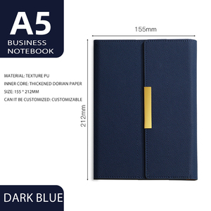 2025 New Luxury Business Office Nachfüll bares Briefpapier Tagebuch Pu Leder Magnetic A5 Journal Notebook Geschenkset mit Box und Stift - Product Image 5