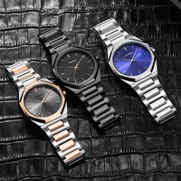 Montre Chronographe Homme Haut de Gamme à Quartz avec Mouvement Japonais MITOYA, Boîtier en Acier Inoxydable Yonghong, Meilleure Qualité en Gros avec Placage PVD (Saat)
