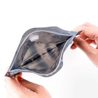 Sachet Doypack Personnalisé en Nylon Stratifié et Papier Kraft Brun de Qualité Alimentaire avec Valve pour Emballage d'Épices et de Café
