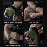 Coussinets de protection premium pour la paume de la main, sangles de poignet réglables pour la musculation et l'entraînement de force