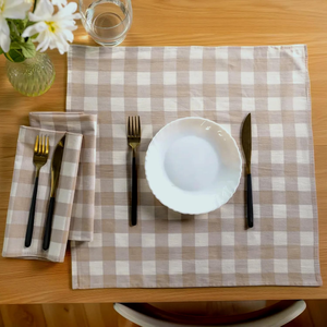 Serviettes <span class=keywords><strong>de</strong></span> <span class=keywords><strong>table</strong></span> en coton Oxford, serviettes en tissu marron et bleu, serviettes en tissu motif <span class=keywords><strong>neige</strong></span>, serviettes joyeuses, <span class=keywords><strong>chemin</strong></span> <span class=keywords><strong>de</strong></span> <span class=keywords><strong>table</strong></span> et serviettes <span class=keywords><strong>de</strong></span> Noël - Product Image 1