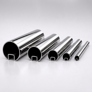 Tube utilitaire rond en acier inoxydable durable, 50 points, 8 mm, qualité 202 304 316, finition mate ou brillante, longueur sur mesure - Product Image 1