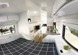 Caravane mobile tout-terrain 6 couchages avec <span class=keywords><strong>auvent</strong></span>, remorque de camping professionnelle, voitures de camping, caravane américaine à vendre au Qatar - Product Image 5